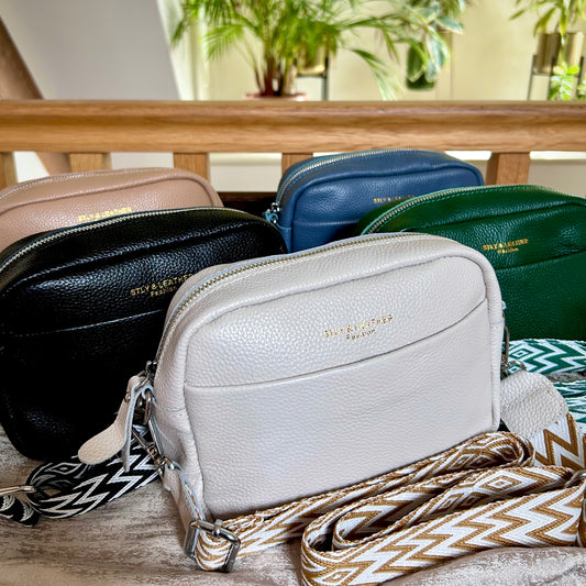 Genuine Leather Cross-Body Bag